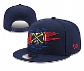 Nuggets Team Logo Tear Navy New Era Adjustable Hat YD,baseball caps,new era cap wholesale,wholesale hats